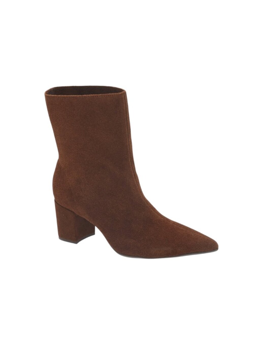Chocolat Blu Lynette Suede Boots Booties Womens 39 8 US Brown Pointed Toe Heels